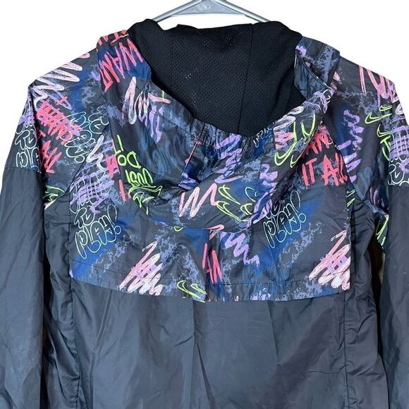 Nike Sportswear Allover Print Windrunner Jacket Girls Size Large‎ - Picture 9 of 11